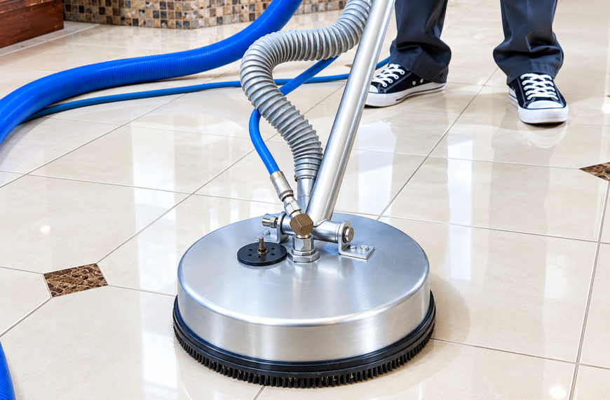 How Professional Grout Cleaning Helps Protect Tile Surfaces